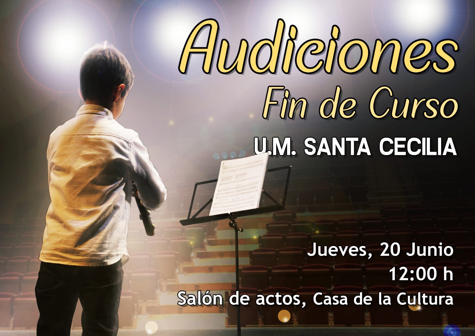 santa cecilia audiciones 2019