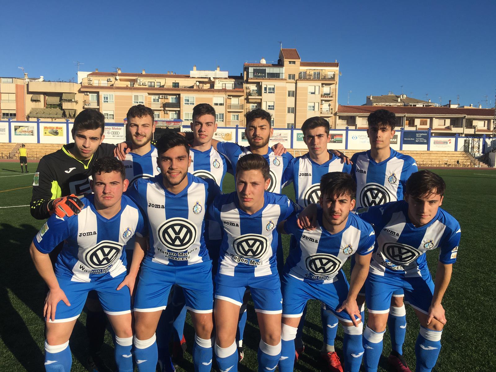 helín juvenil ante valdepeñas enero 2020