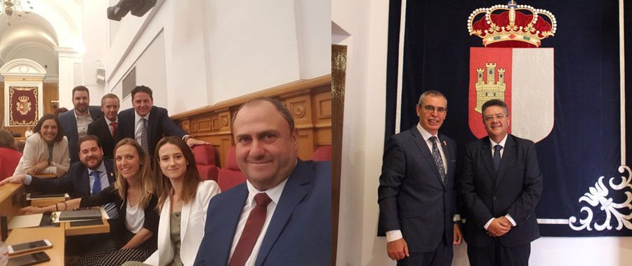 Los diputados hellineros en las Cortes de Castilla-La Mancha 23072019