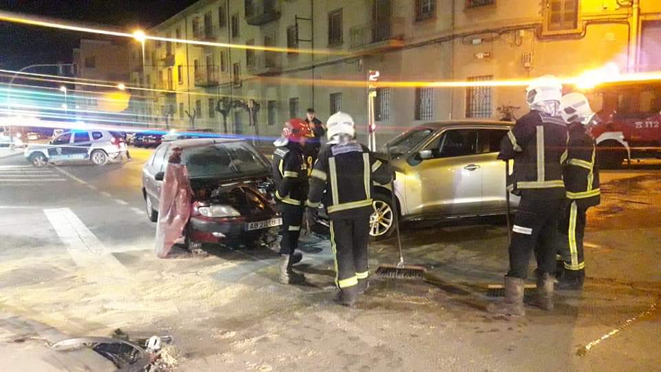 bomberos accidente