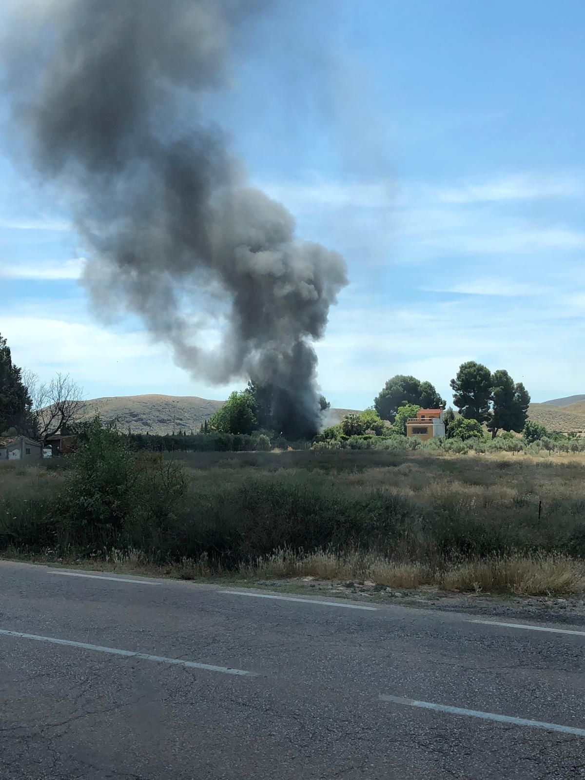 incendio cañada de agra 2019